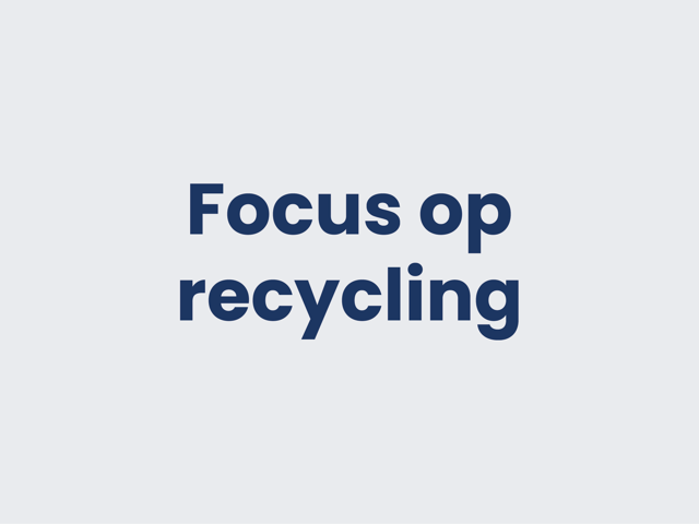 Focus Op Recycling